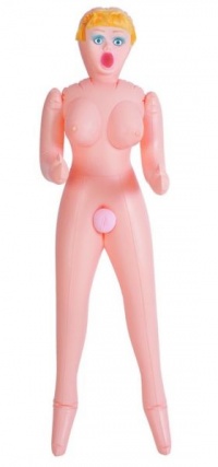 117012 <b>Надувная</b> секс-кукла с реалистичными вставками