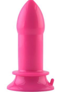 Розовая <b>анальная</b> <b>втулка</b> большого размера POPO Pleasure - 14,0 см.