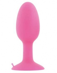 731307 <b>Анальная</b> <b>втулка</b> TOYFA POPO Pleasure со стальным шариком внутри, силиконовая, розовая, 7 см