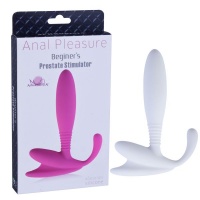 Розовый стимулятор простаты Anal Pleasure 7 Mode Prostate - 12 см 