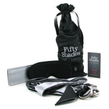 Набор фетиш-аксессуаров First Time Bondage Kit черный с серым fs-40184