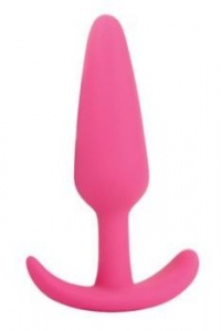 Классическая анальная втулка с удобным ограничителем от компании Sweet Toys, цвет розовый, st-40168-16 