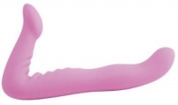 Розовый безременной фаллоимитатор-страпон 8 Strapless Strap-On - 20,3 см. 