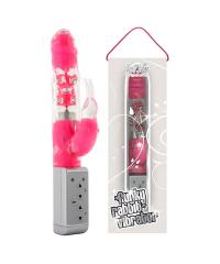 Водостойкий Hi-tech вибратор Funky Rabbit Pink 15 см  в интернет магазине Куан Интим г. Йошкар-Ола
