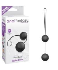 Анальные шарики VIBRO BALLS со смещенным центром тяжести черные в интернет магазине Куан Интим г. Йошкар-Ола