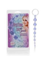 Анальная цепочка First Time Love Beads фиолетовая  в интернет магазине Куан Интим г. Йошкар-Ола
