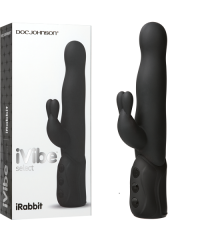 Вибромассажер Хай-Тек iVibe Select iRabbit  Black черный в интернет магазине Куан Интим г. Йошкар-Ола