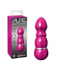 Вибромассажер PURE ALUMINIUM - PINK SMALL рельефный розовый pd4951-11 в интернет магазине Куан Интим г. Йошкар-Ола