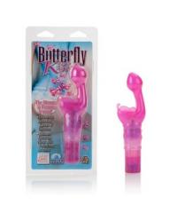 Вибромассажер BUTTERFLY KISS розовый в интернет магазине Куан Интим г. Йошкар-Ола