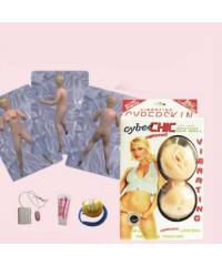 Кукла CYBER CHIC с вибрацией и вставками вагина, анус  в интернет магазине Куан Интим г. Йошкар-Ола