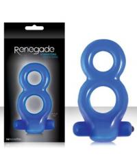 Эрекционное вибро-кольцо RENEGADE MANS RING голубое nsn-1110-17 в интернет магазине Куан Интим г. Йошкар-Ола