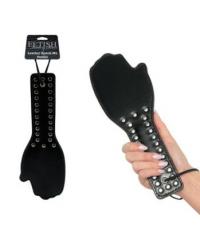 Шлепалка SPANK ME PADDLE в виде руки черная  в интернет магазине Куан Интим г. Йошкар-Ола