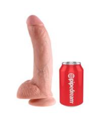 Фаллоимитатор с мошонкой 23 см COCK WITH BALLS на присоске телесный в интернет магазине Куан Интим г. Йошкар-Ола