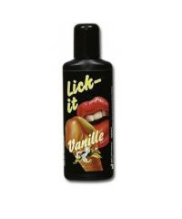 Съедобная смазка 3в1 + массаж Lick It Ваниль 100 мл., 620637 в интернет магазине Куан Интим г. Йошкар-Ола