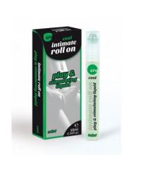 Стимулирующий ролик Hot Intimate Roll On Play & Stimulating Liquid Mint 10 мл. в интернет магазине Куан Интим г. Йошкар-Ола