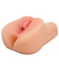 Вагина и анус с вибрацией Sabrina Maree Vibrating CyberSkin Pet Pussy Ass в интернет магазине Куан Интим г. Йошкар-Ола