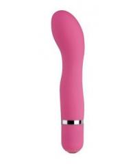 Розовый мини-вибратор для G-стимуляции NEON CURVE APPEAL PINK - 11,4 см. в интернет магазине Куан Интим г. Йошкар-Ола