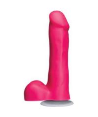 Розовый фаллоимитатор Icon 6 Slim Dong with Balls - 16,5 см. в интернет магазине Куан Интим г. Йошкар-Ола
