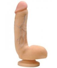 Фаллоимитатор Wildfire Real Man CyberSkin Dream Dick с мошонкой - 23 см. в интернет магазине Куан Интим г. Йошкар-Ола