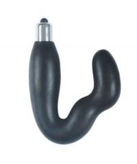 Чёрный вибратор для G-стимуляции EROTIC SHAPE в интернет магазине Куан Интим г. Йошкар-Ола