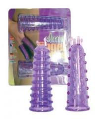 Набор из 2 силиконовых насадок на пальцы в интернет магазине Куан Интим г. Йошкар-Ола