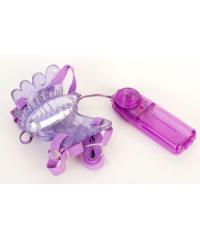 Фиолетовый клиторальный стимулятор Sex Butterfly в интернет магазине Куан Интим г. Йошкар-Ола