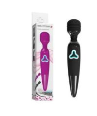 Чёрный вибромассажер Flirtatious Wand - 25 см. в интернет магазине Куан Интим г. Йошкар-Ола