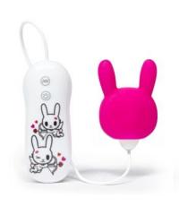 Розовый клиторальный стимулятор-зайчик SILICONE PURPLE BUNNY CLITORAL VIBRATOR в интернет магазине Куан Интим г. Йошкар-Ола