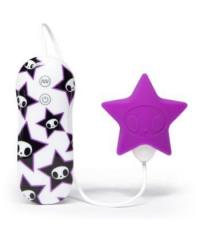 Фиолетовый клиторальный стимулятор-звезда SILICONE PINK STAR CLITORAL VIBRATOR в интернет магазине Куан Интим г. Йошкар-Ола