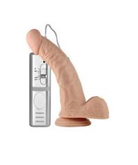 Вибратор телесного цвета Real Extreme Curved - 21,5 см. в интернет магазине Куан Интим г. Йошкар-Ола