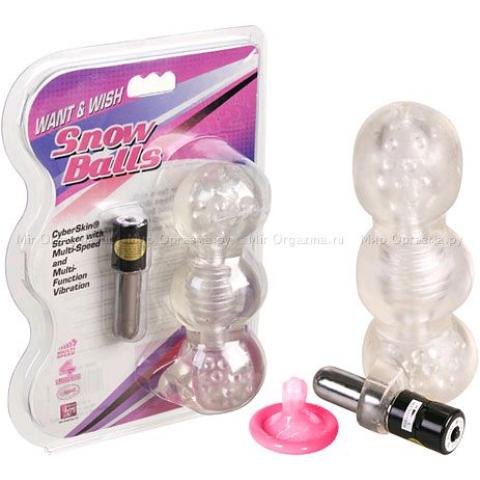 Мастурбатор Snow Balls   14см