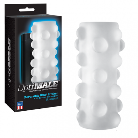  купить мастурбатор optimale  reversible ur3 stroker rollerball прозрачный dj0693-01bx