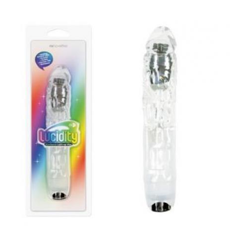  купить вибромассажёр starburst - light up прозрачный nsn-0286-21