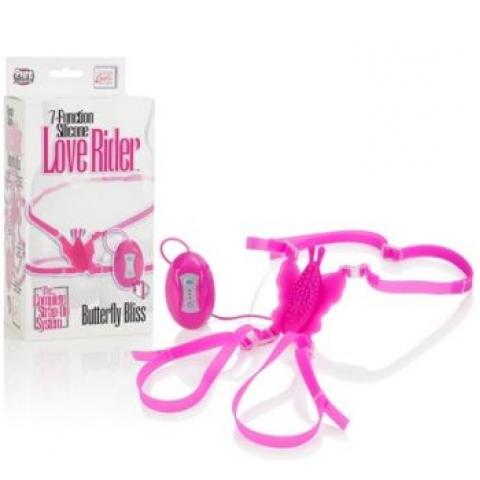  купить стимулятор клитора 7-function silicone love rider butterfly bliss из силикона розовый se-0582-40-3