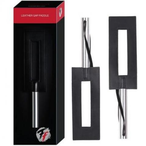  купить шлёпалка-рамка leather gap paddle кожаная черная ff0027-23