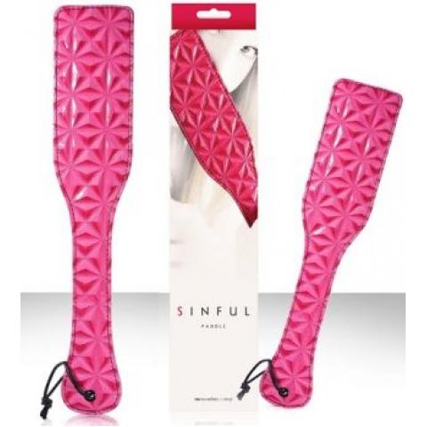  купить шлепалка sinful paddle розовая nsn-1226-14