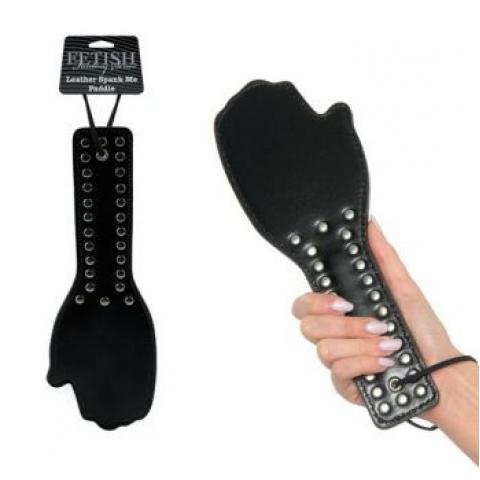  купить шлепалка spank me paddle в виде руки черная 