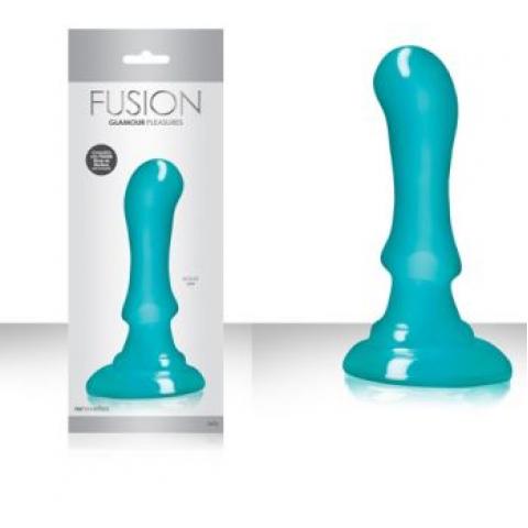  купить фаллоимитатор-насадка fusion pleasure dongs к страпону голубой 
