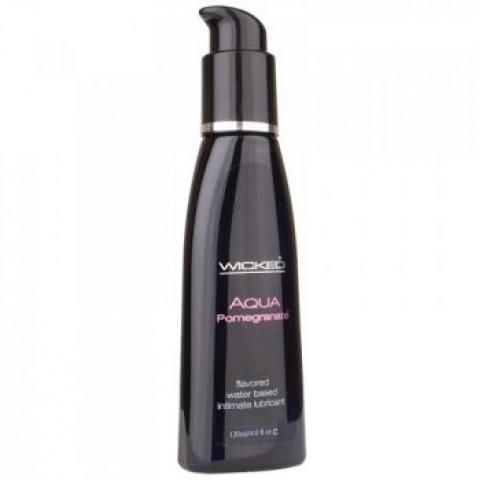  купить лубрикант со вкусом граната wicked aqua pomegranate 120 мл 