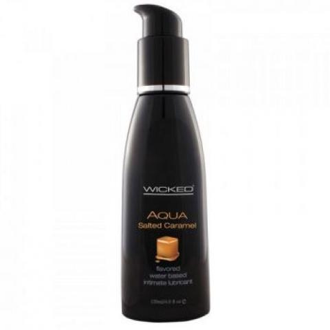  купить лубрикант со вкусом соленой карамели wicked aqua salted caramel 120 мл 