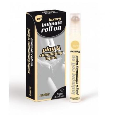  купить стимулирующий ролик hot intimate roll on play & stimulating liquid vanilla 10 мл.