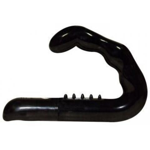 Чёрный стимулятор простаты Ebony Prostate Massager
