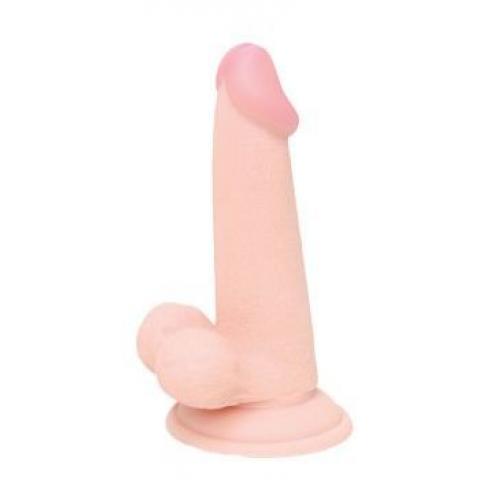  купить телесный фаллоимитатор plug n ride 5.5 flesh dong - 14 см.