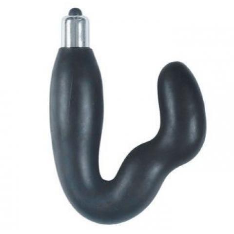 Чёрный вибратор для G-стимуляции EROTIC SHAPE