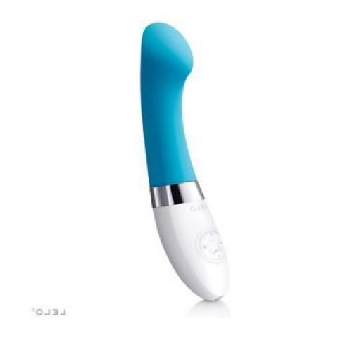 Голубой вибромассажёр Gigi 2 Turquoise Blue
