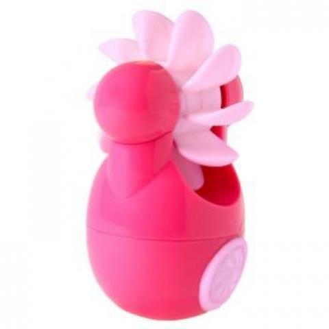 Розовый клиторальный стимулятор Sqweel Go Pink