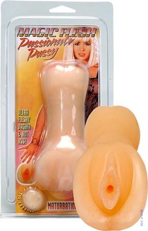  купить двухсторонний мастурбатор 14 см минивагина и анус passionate pussy