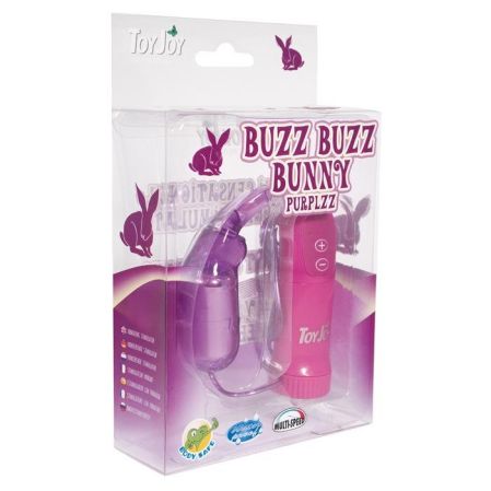 Вибромассажер для клиторальной стимуляции BUNNY PURPLE 