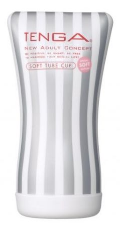  мастурбатор "tenga soft tube cup" имитирует позу сидя наложенным платежом