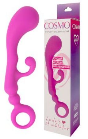 Фаллоимитатор с клиторальным стимулятором «Cosmo» 